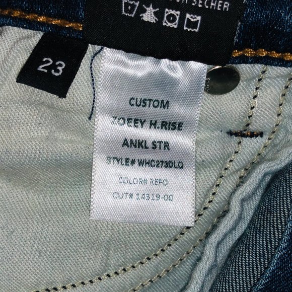 Hudson Custom Zoeey High Rise Ankle Straight Jeans - Picture 10 of 10